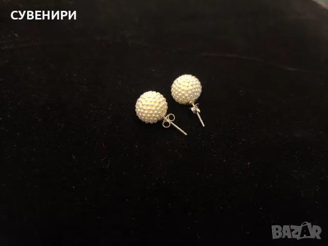 Сребърни обеци , снимка 1