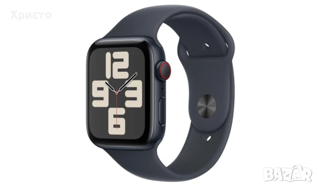 НОВ!!! Смарт часовник Apple Watch SE2 (Gen2), 44 мм, Cell, Midnight 