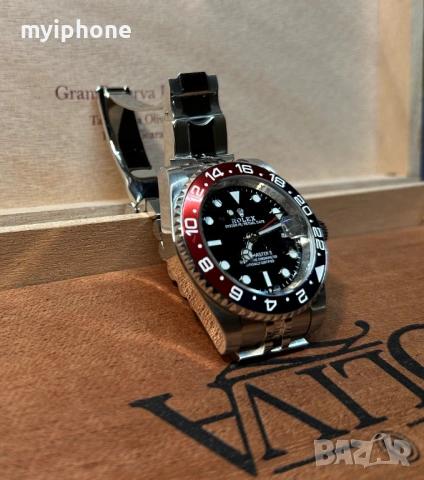 Луксозен Мъжки Часовник ROLEX, снимка 6 - Мъжки - 53434389