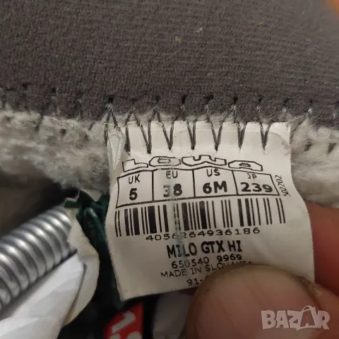 LOWA milo gtx hi номер 38 топли, водоустойчиви ботуши , снимка 11 - Детски боти и ботуши - 47973004