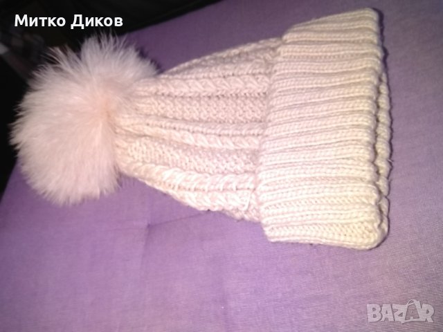 Зимна шапка маркова нова на Акесоризе Лондон детска момиче 10-13 години, снимка 4 - Шапки - 44375329