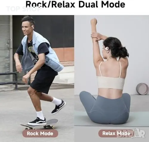 Нови Безжични OpenRock S Bluetooth 5.3 слушалки Подарък, снимка 8 - Bluetooth слушалки - 49249866