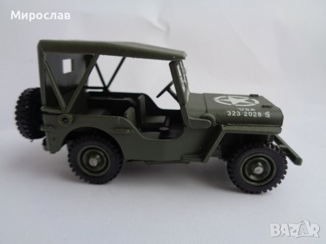 SOLIDO 1/43 JEEP WILLYS ИГРАЧКА КОЛИЧКА ВОЕНЕН МОДЕЛ ДЖИП, снимка 3 - Колекции - 44349802