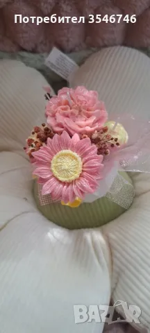 Букет от ароматни соеви свещи , снимка 7 - Декорация за дома - 49422642