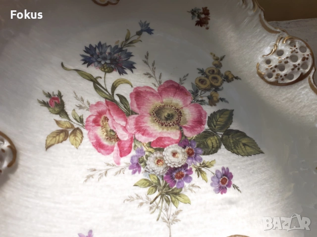 Стар порцелан колекционерска чиния плато поднос ROSENTHAL, снимка 3 - Антикварни и старинни предмети - 53408743
