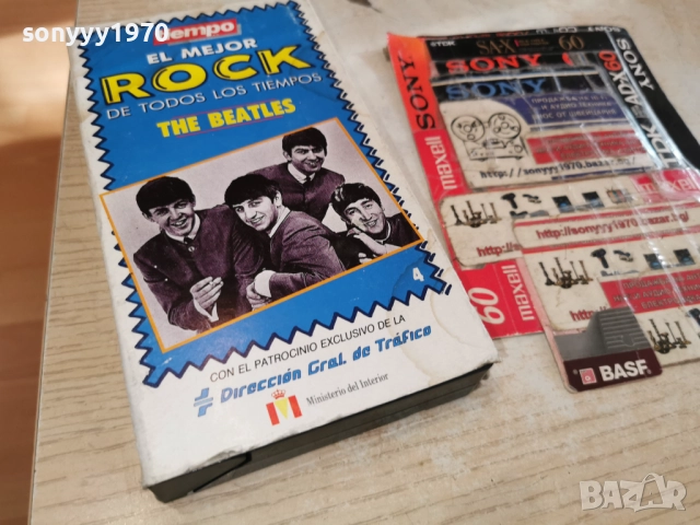 THE BEATLES-ORIGINAL VHS VIDEO TAPE 1912251601, снимка 4 - Други музикални жанрове - 52848661