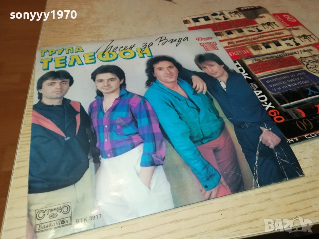 ГРУПА ТЕЛЕФОН//ВАСИЛ НАЙДЕНОВ-МАЛКА ПЛОЧА 1910251839, снимка 14 - Грамофонни плочи - 52109206