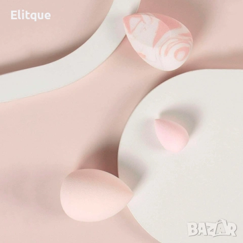 Комплект 3 броя гъбки за грим, снимка 5 - Други - 53126897