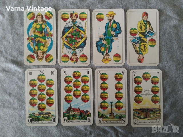 РЕДКИ колекционерски карти в оригиналната пластмасова кутия НОВИ. ASS Altenburg Германия., снимка 5 - Карти за игра - 51964087