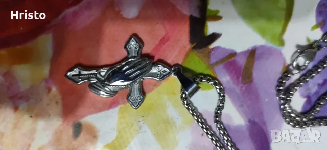 Стоманен гердан  iceout, снимка 3 - Колиета, медальони, синджири - 47925710