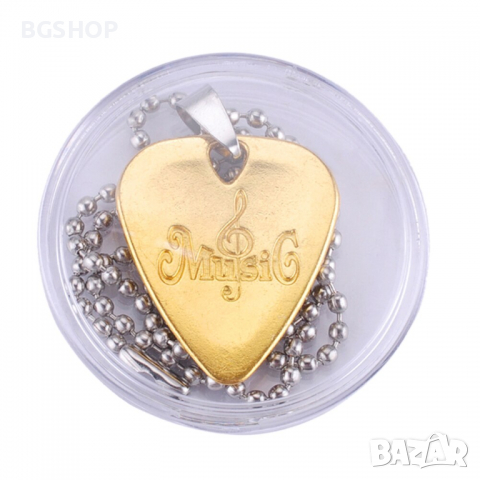 Перце за китара тип колие - Gold, снимка 2 - Колиета, медальони, синджири - 36371458