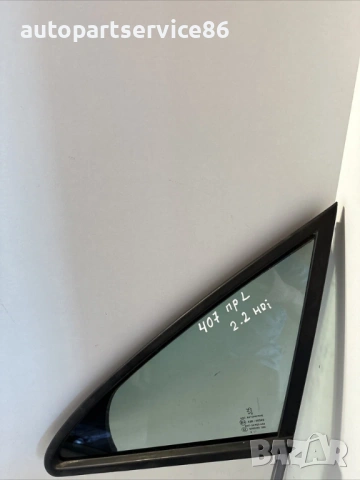 Предно ляво странично стъкло за прозорец врата Комби за Peugeot 2008 407SW (2008), снимка 2 - Части - 53742297