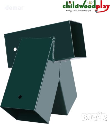 Крайна скоба на ъгъла на люлка 100 градуса за 90x90 мм стълб, снимка 2 - Други стоки за дома - 42202883