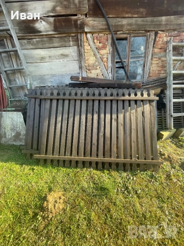 Дървена ограда , снимка 3 - Огради и мрежи - 53838998
