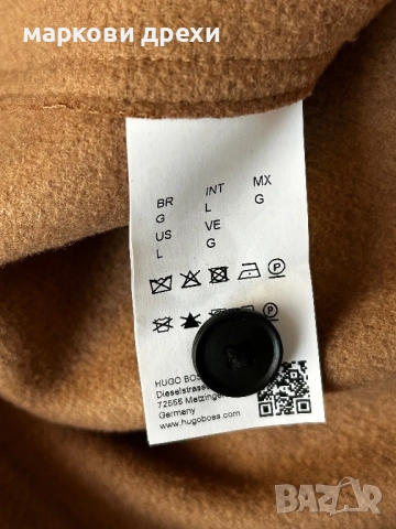 BOSS Lom_1 Wool Overshirt L, снимка 11 - Якета - 52913123