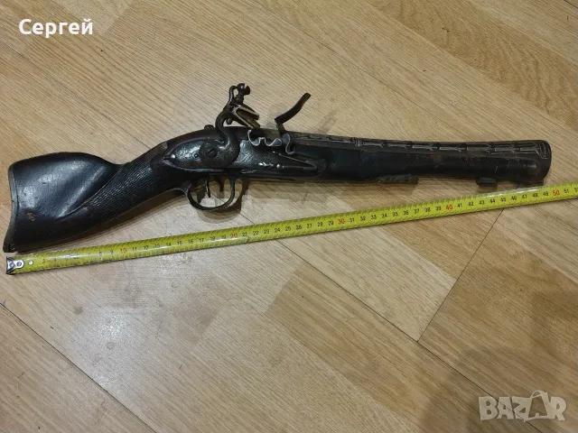 Стар кремъчен тромблон