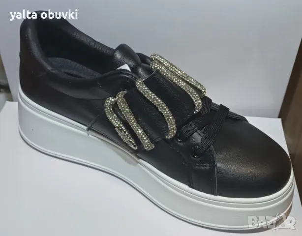 Дамски кецове змия BK-78, снимка 4 - Кецове - 48958098