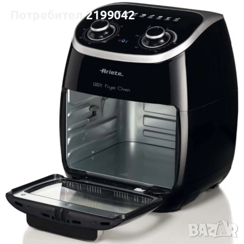 Фритюрник 2 в 1, Ariete 4619, 2000W, 80-200 градуса, Множество функции, 11L, Черен, снимка 4 - Фритюрници - 52096582