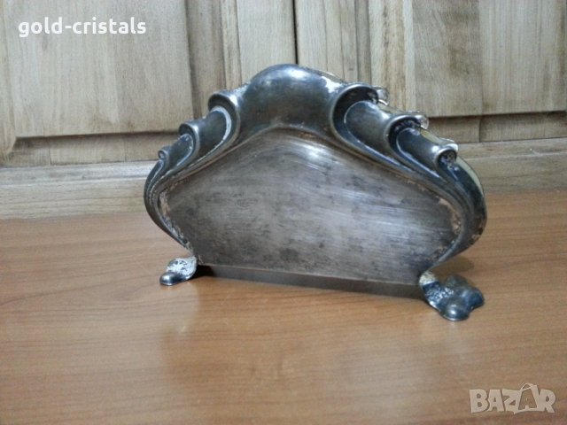 Посребрен  салфетник