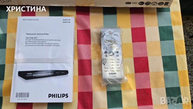 DVD PHILIPS -DVP-3142, снимка 3 - MP3 и MP4 плеъри - 53822536
