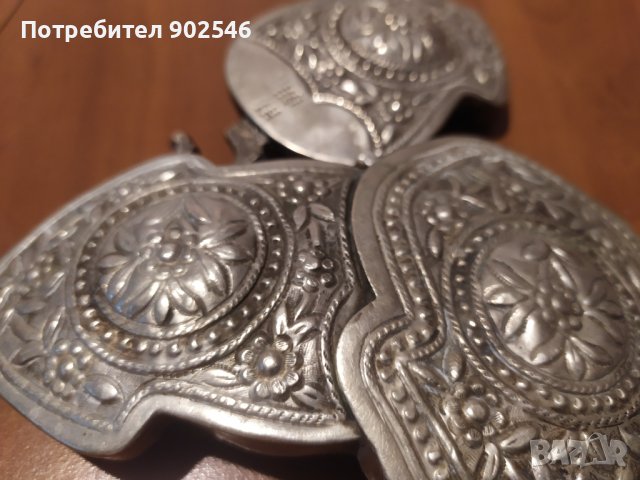 1911 г. Големи сребърни македонски пафти., снимка 3 - Антикварни и старинни предмети - 42037111