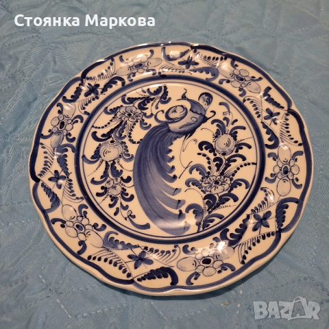 Голяма гръцка рисувана чиния