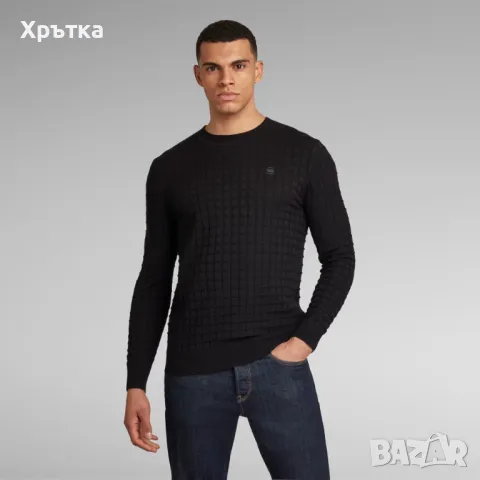 G-Star Core Table Sweater - Оригинален мъжки пуловер размер L, снимка 1