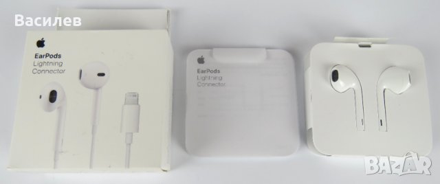 Оригинални слушалки Apple EarPods Lightning Connector, снимка 1 - Слушалки, hands-free - 42554428