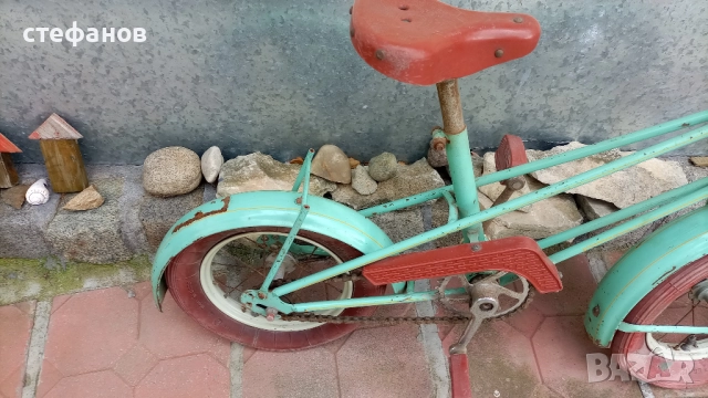 Ретро руско детско колело с дебели гуми, снимка 3 - Колекции - 52618312