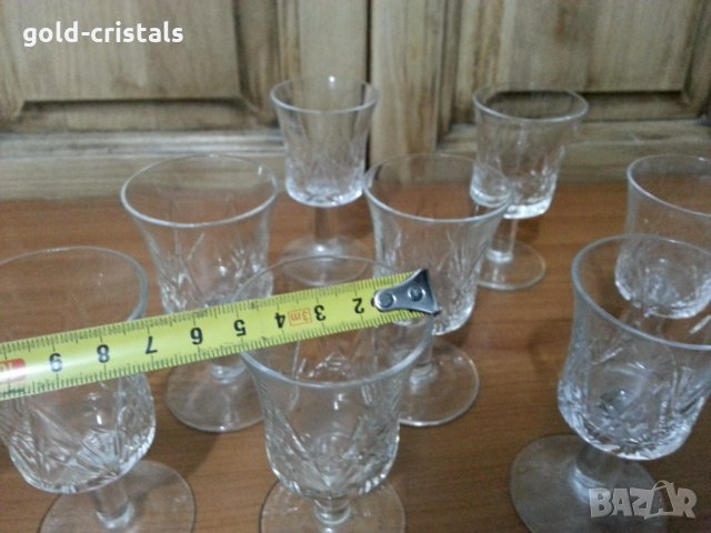 Кристални чаши, снимка 2 - Антикварни и старинни предмети - 35859097