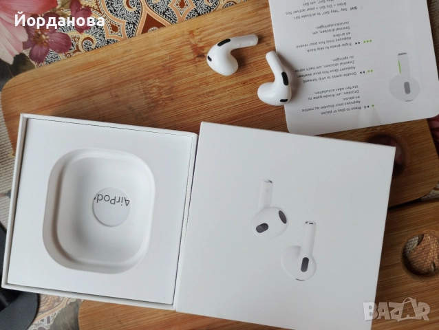 Безжични слушалки от марката Apple, модел Airpods., снимка 4 - Bluetooth слушалки - 52637905