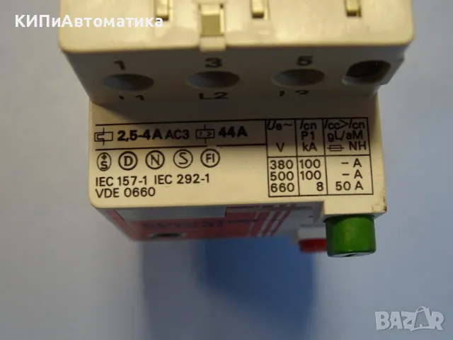 Моторна защита Sprecher+Schuh KTA 3-25 2.5/4A overload relay motor control, снимка 5 - Резервни части за машини - 48546489