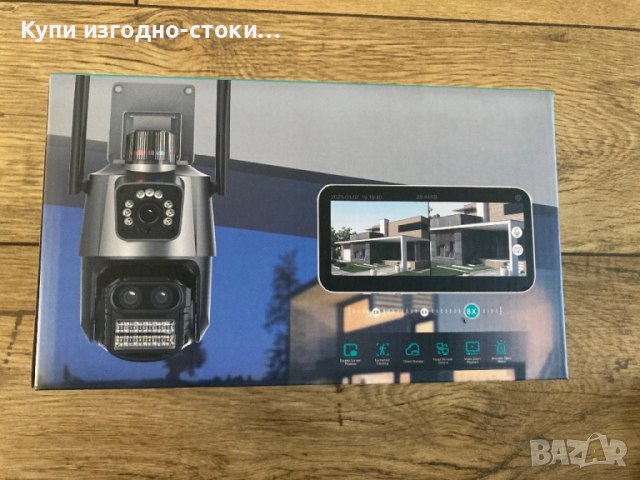 Смарт камера 360 градусова с два обектива 12МР+12МР