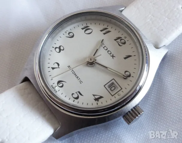 Edox Automatic дамски швейцарски часовник, нов, снимка 6 - Дамски - 55826584