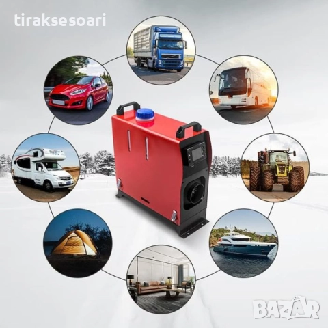 Суха дизелова печка за каравана 12V/24V/220V – 5 kW отопление за кемпери, бусове и лодки, снимка 3 - Аксесоари и консумативи - 52057684