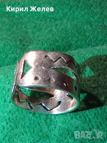 УНИКАЛЕН СТАР СРЕБЪРЕН АЖУРЕН АРТ ПРЪСТЕН РЕГУЛИРУЕМ СРЕБРО 925 ХУДОЖЕСТВЕНА РЪЧНА ИЗРАБОТКА 27151, снимка 2 - Пръстени - 36852553