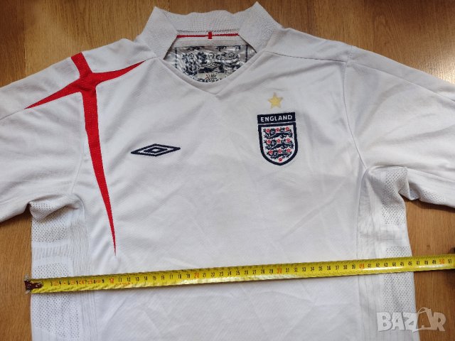 England / Umbro - футболна тениска на Англия за ръст 164см., снимка 5 - Тениски - 41979770