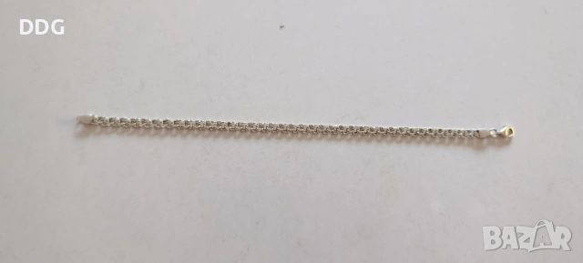 Сребърна гривна , снимка 5 - Гривни - 47654752