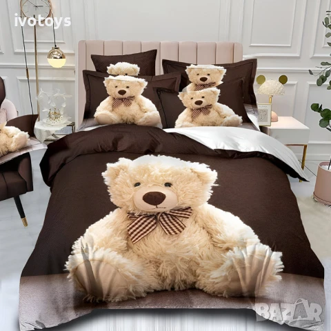 Двулицево спално бельо, 6 части (реално изображение) - Модел WS18075, снимка 1