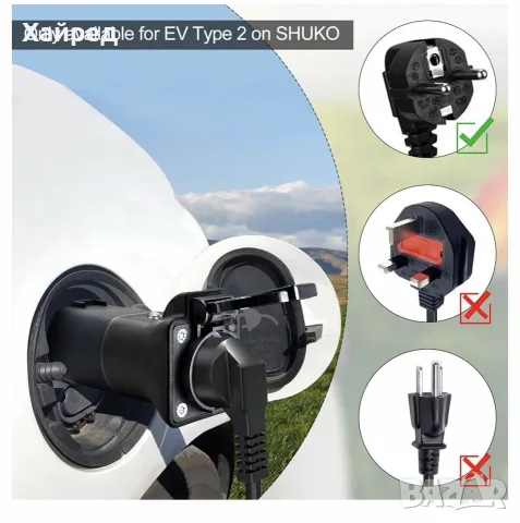 Нов V2L адаптер Type 2 към Schuko – 3.5 kW / 16A, снимка 6 - Аксесоари и консумативи - 56247176