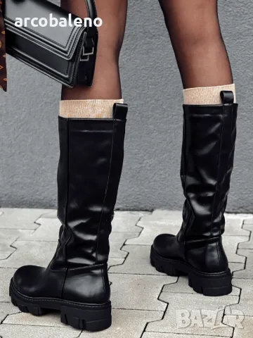 Дамски ботуши с дебела подметка LUXSTEP 2цвята , снимка 4 - Дамски ботуши - 47514647