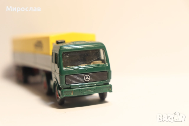WIKING H0 1/87 MERCEDES BENZ TIR КАМИОН МОДЕЛ, снимка 3 - Колекции - 52529029