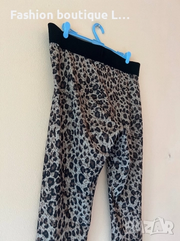 Тигров клин с черен ластик в талията М размер 🐅, снимка 6 - Клинове - 52001202