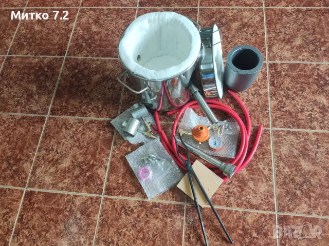 8 KG Пещ с двойна горелка   за топене на метал, снимка 7 - Други машини и части - 50218337