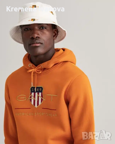 GANT Archive Shield Hoodie, Л, снимка 6 - Суичъри - 51559551