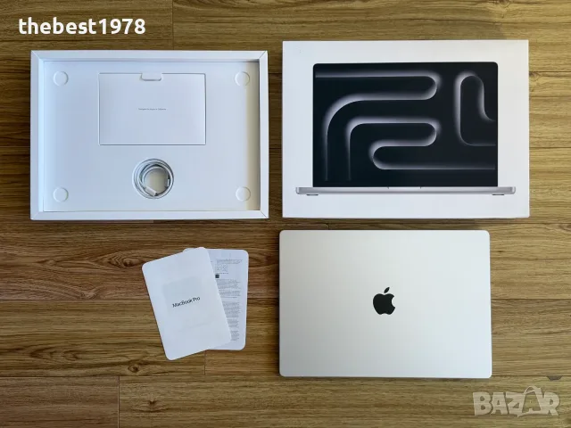 MacBook Pro 16`M5 Pro/18CPU/20GPU/24GB RAM/1TB SSD/Гаранция/Батерия 30 Цикъла-100%