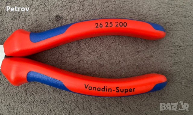 KNIPEX 26 25 200 - MADE IN GERMANY - ЧИСТО НОВИ 200 mm ПРОФЕСИОНАЛНИ полукръгли извити Клещи /GERMAN, снимка 4 - Клещи - 44735050