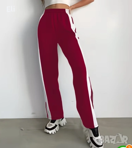🌟 Fashion Street Loose Wide-Leg Sweatpants 🌟, снимка 5 - Панталони - 53629617