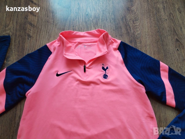NIKE Tottenham Training Shirt Dry Strike - Lava Glow/Binary Blue - мъжка футболна блуза КАТО НОВА М, снимка 6 - Блузи - 53839102