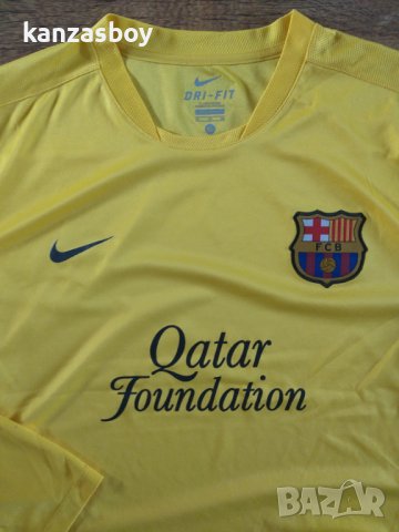 nike Barcelona FC Barca FCB Spain nike 2011/12 men's - страхотна мъжка блуза КАТО НОВА ХЛ, снимка 2 - Блузи - 40423142